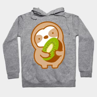 Cute Kiwi Sloth Hoodie